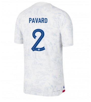Maillot de foot France Benjamin Pavard #2 Extérieur Monde 2022 Manches Courte